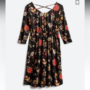 French Grey : Marjorie Maternity Back Detail Brushed Knit Dress